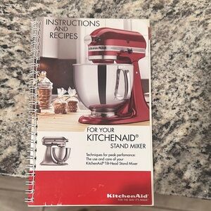 KitchenAid Red Stand Mixer Cookbook